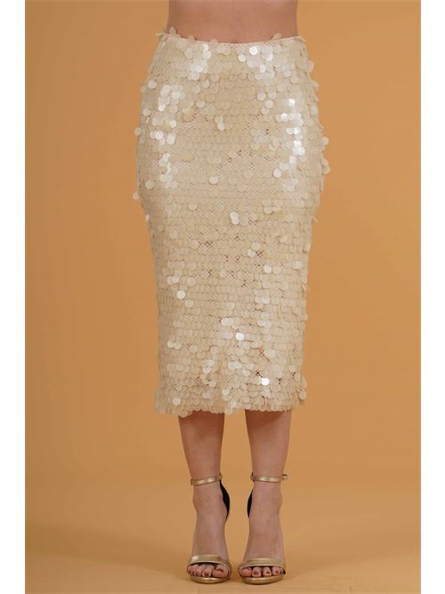Gonna in paillettes twins fantasy | T4862GIVORY